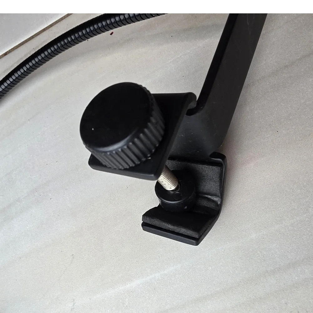 Universal Microphone Pop Filter Flexible Gooseneck Mic Shield Black‎ 6 Inch H2
